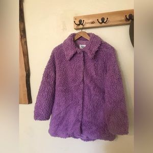 Oversized Teddy Coat